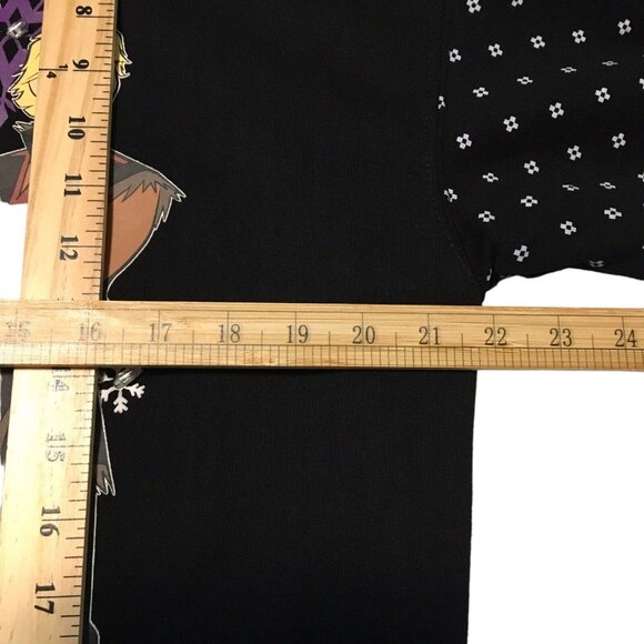 Disney Frozen II Sweatshirt Size XL 15 17 Black Light Up Fleece Crewneck - Picture 4 of 16